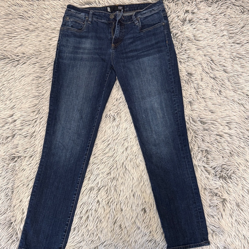 Kut from the Kloth Catherine “Boyfriend” Classic Blue Denim Women's Jeans Size 6